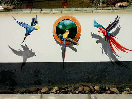 遂宁视觉错位-3D墙绘设计