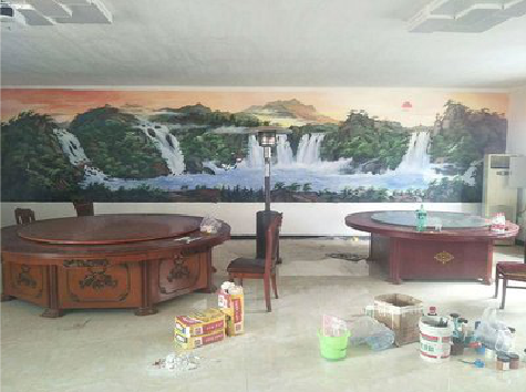 遂宁墙绘-写实风景