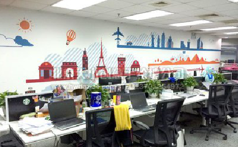 遂宁教你设计办公室墙绘的方法。