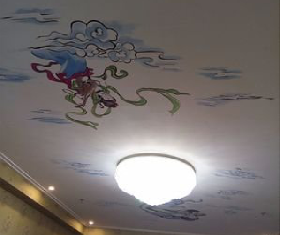 遂宁如何快速绘制天花板上的手绘墙？