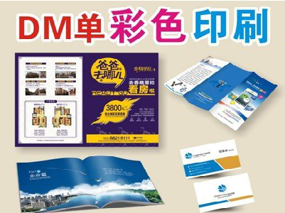 遂宁单页印刷，色彩搭配简单。