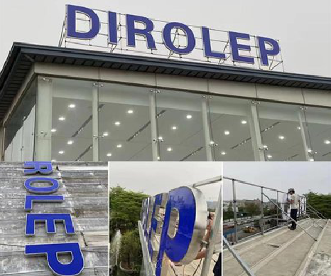 遂宁楼顶发光字安装的注意事项。